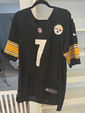 Nike Black and Gold Pittsburgh Steelers #7 Jersey